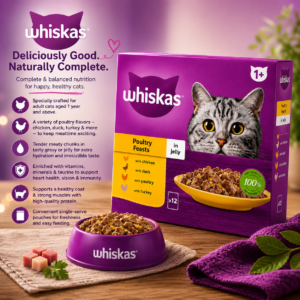 Whiskas 1+ Jelly in Poultry Feasts