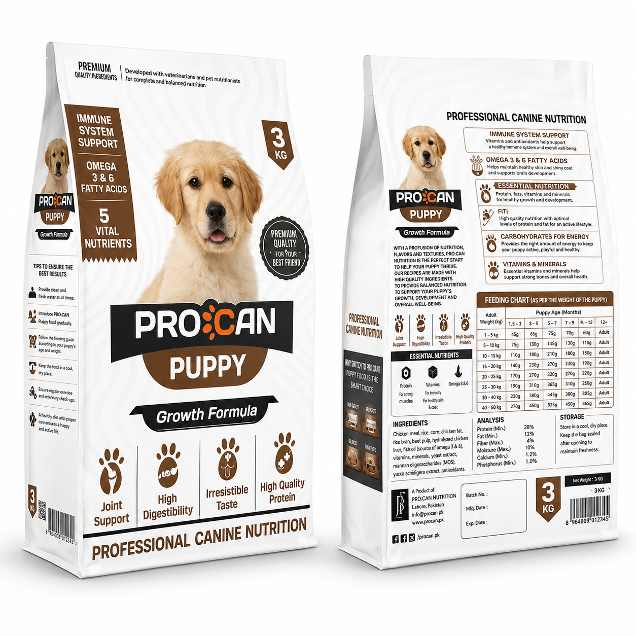 Procan Pupy Dog Food-Growth Formula