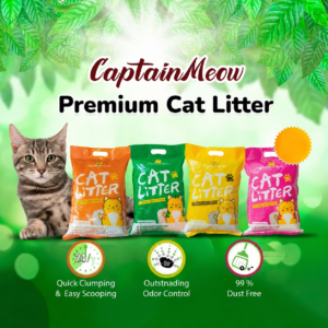 Captain Meow Premium Bentonite Cat Litter