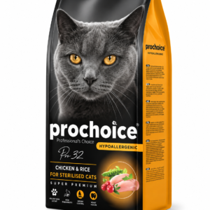 Prochoice Sterlised Adult Dry Cat Food-Chicken And Rice