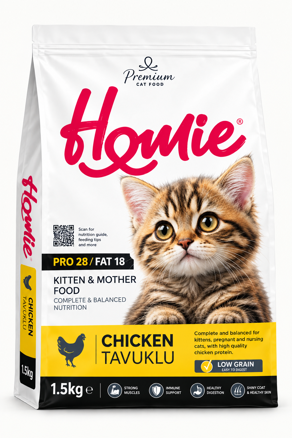 Homie Super Premium Low Grain Kitten